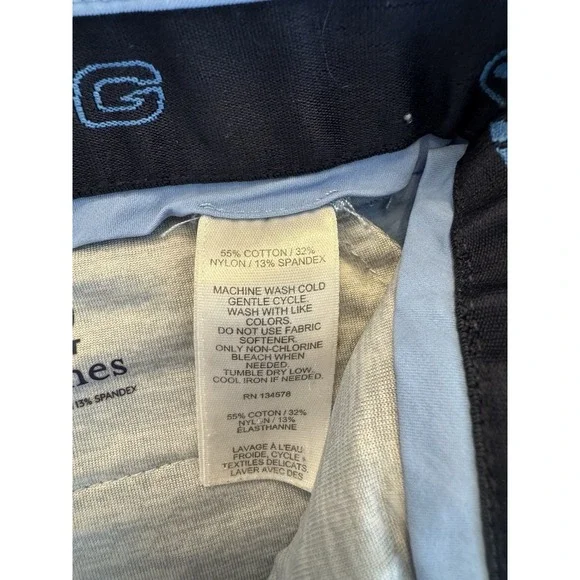 Vineyard Vines OTG On-The-Go Performance Shorts Mens 30 Light Blue Stretch